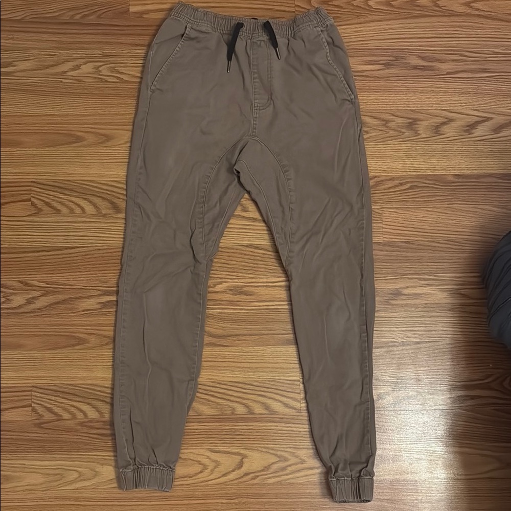 Zanerobe dark tan jogger pants size 29